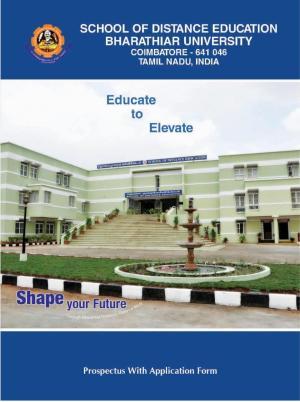 Bharathiar University, Coimbatore Distance Education Prospectus 2021