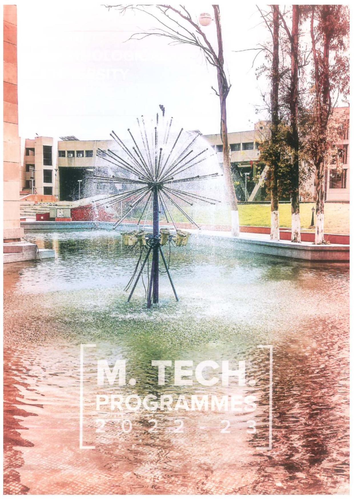 Delhi Technological University, Delhi MTech. Admission Brochure 2022-23 - Page 4