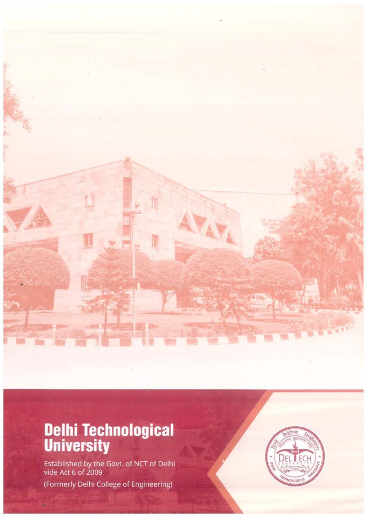 Delhi Technological University, Delhi MTech. Admission Brochure 2022-23 - Page 32