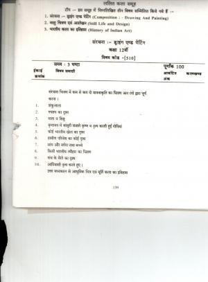 CGBSE Class 12th Syllabus 2021-2022 - Compositions- Drawing and painting
