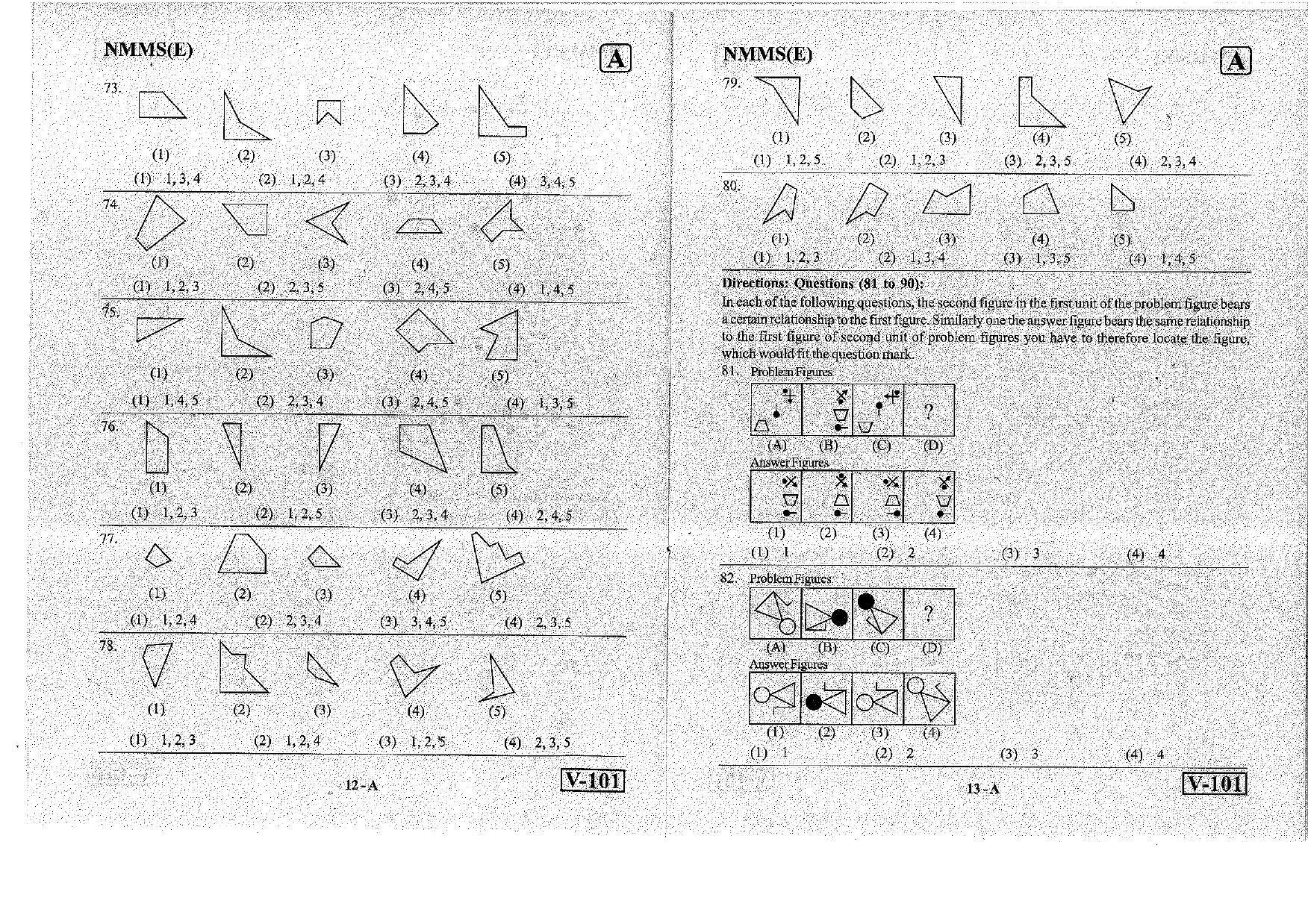 MAT - SAT English Nov 2018 (Set A) Class 8 Andhra Pradesh NMMS Question Papers - Page 7