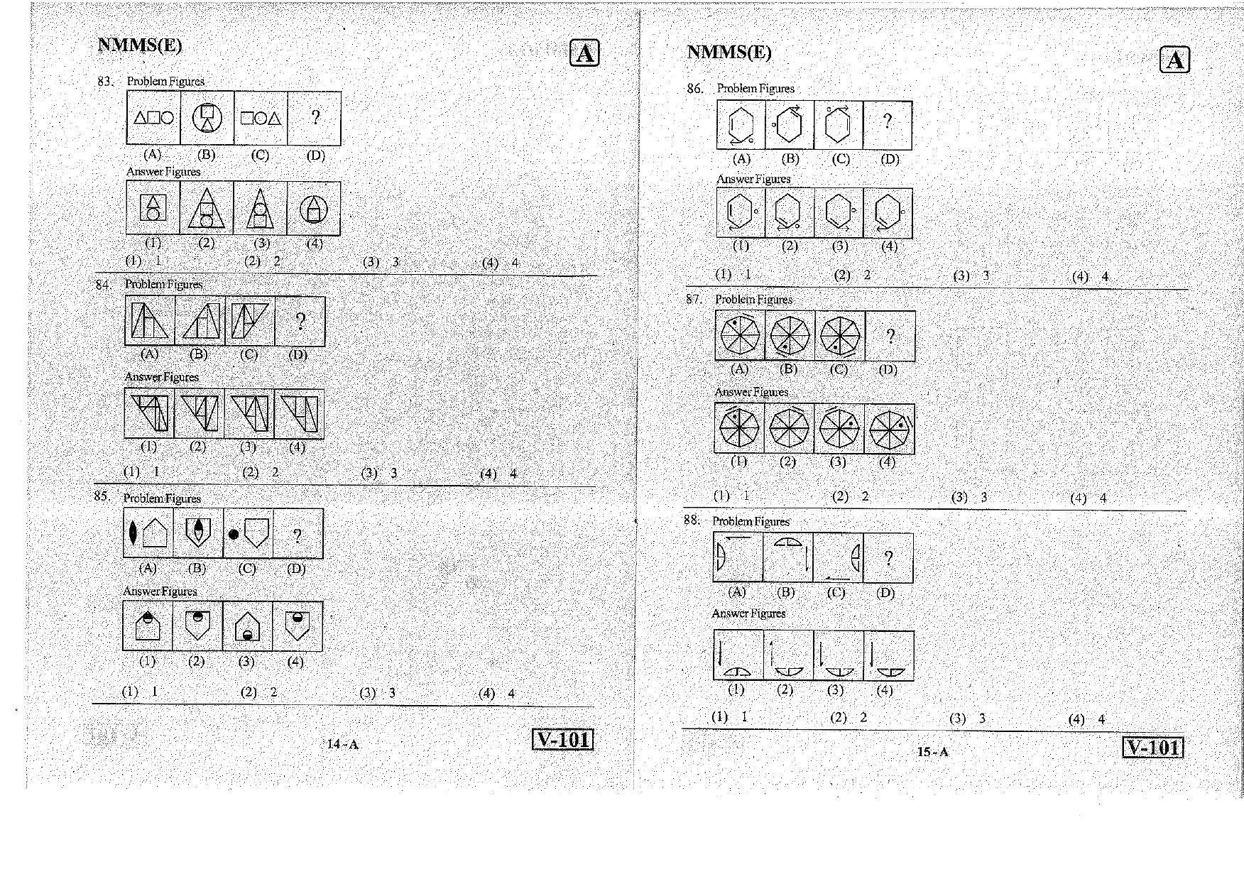 MAT - SAT English Nov 2018 (Set A) Class 8 Andhra Pradesh NMMS Question Papers - Page 8