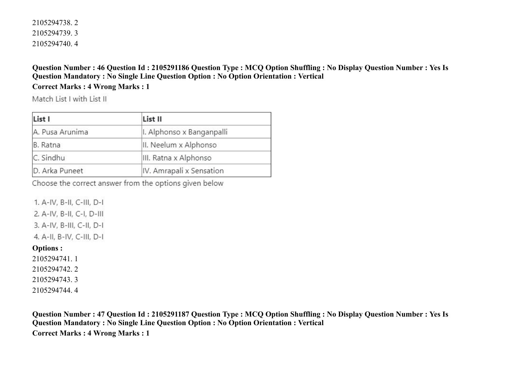 ICAR AIEEA PG 2020 HORTICULTURE Question Paper - Page 29