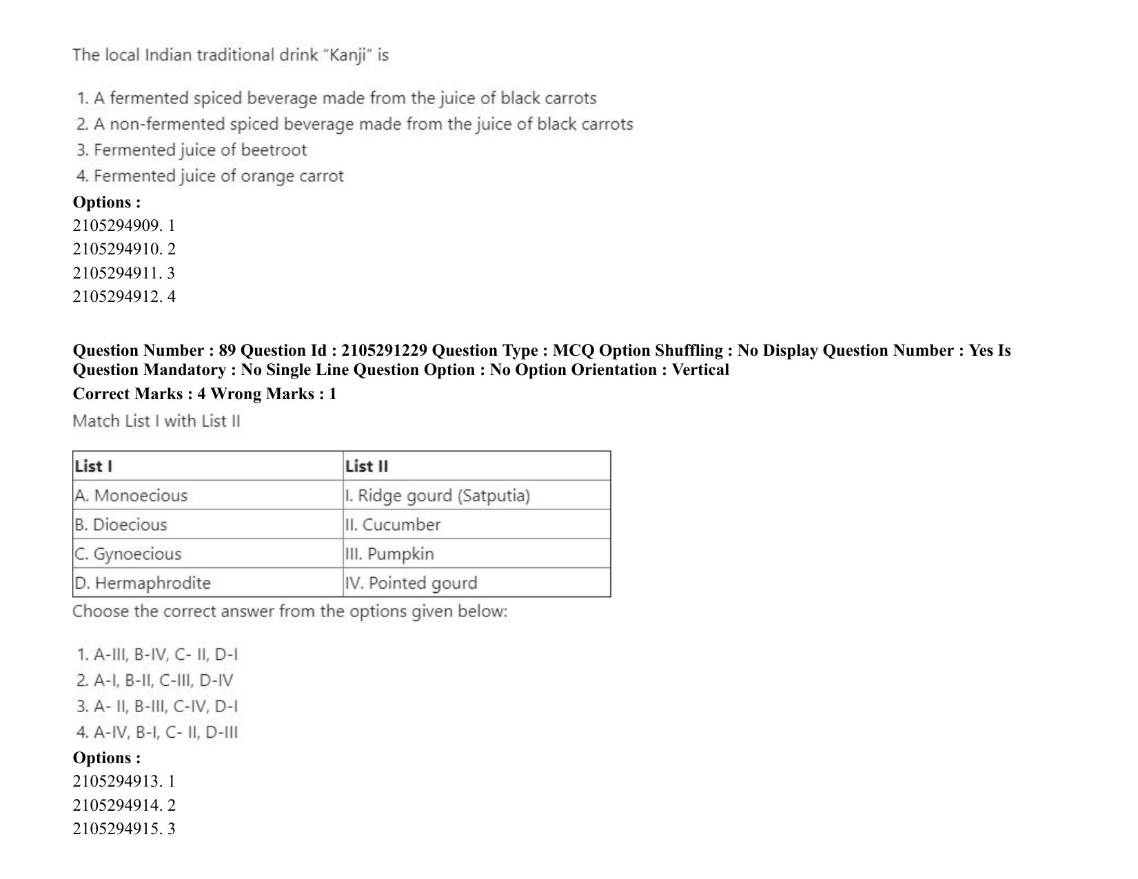 ICAR AIEEA PG 2020 HORTICULTURE Question Paper - Page 52