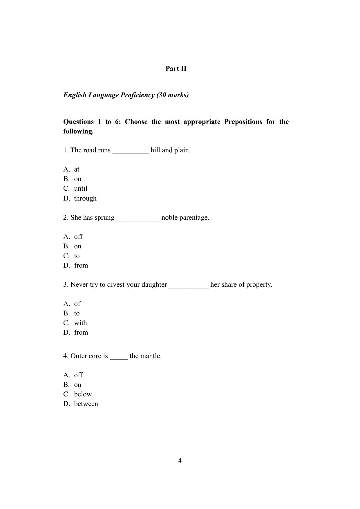 ISI Admission Test M.S (LIS) - Library and Information Science (PLB) 2023 Sample Paper - Page 4