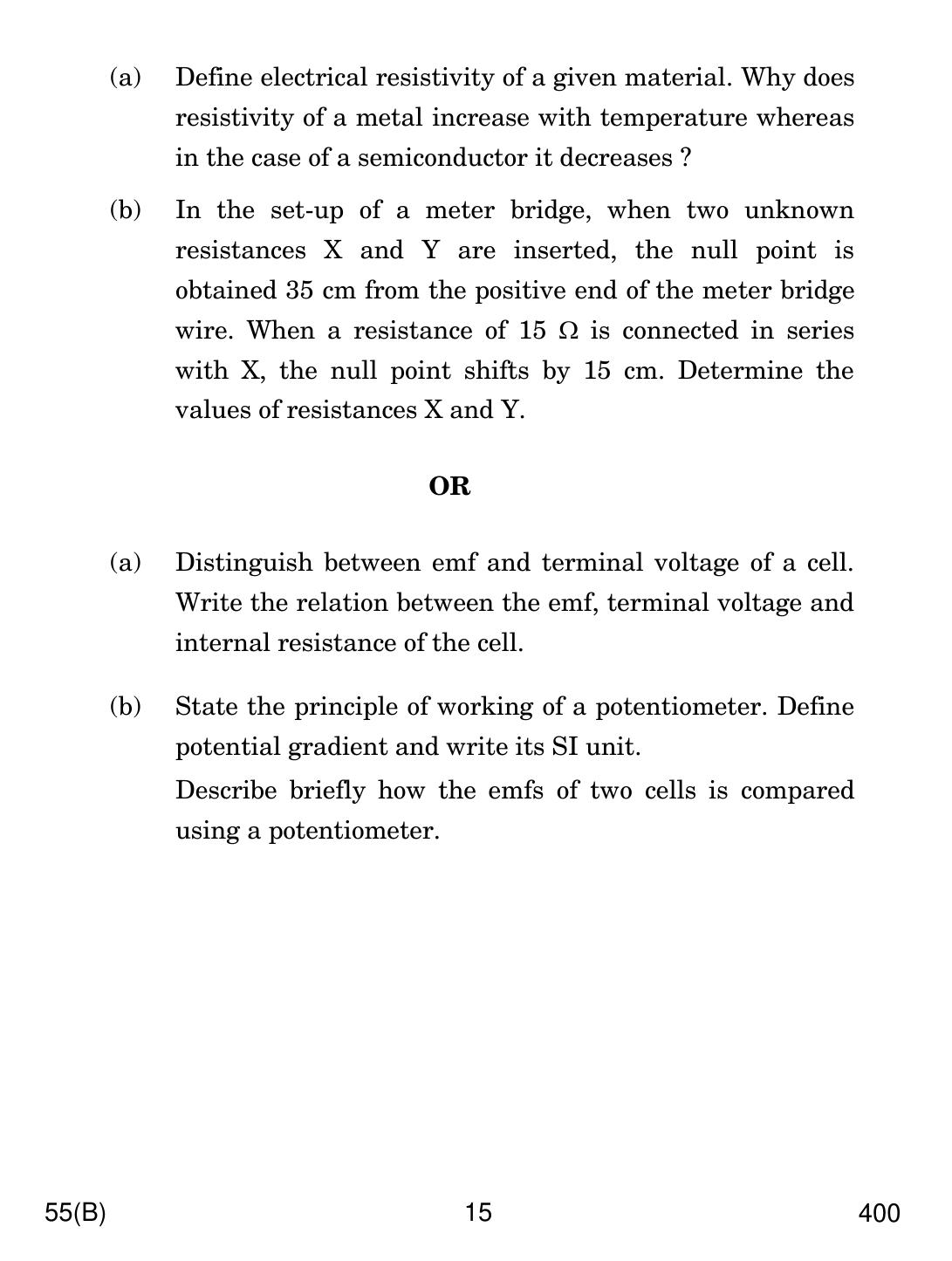 CBSE Class 12 55(B) Physics For Blind 2018 Question Paper - Page 15