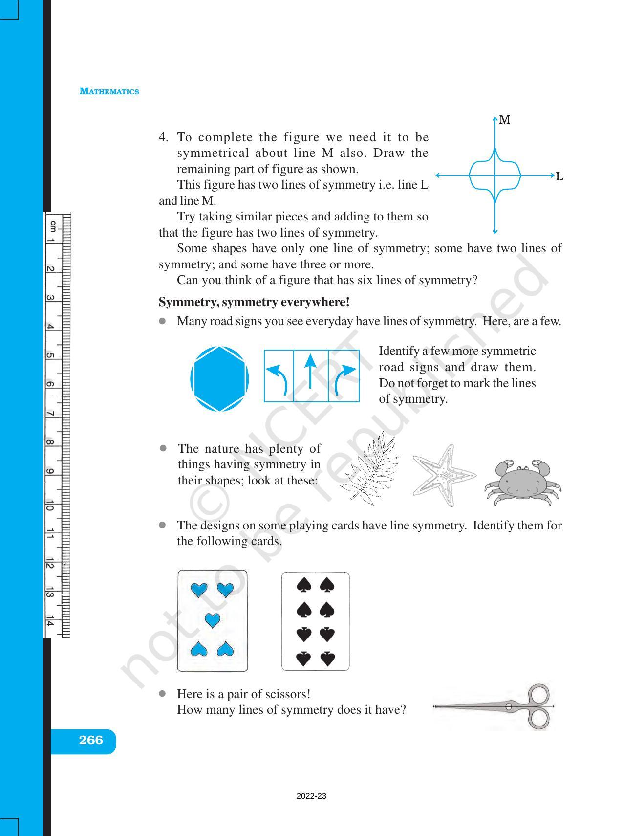 NCERT Book for Class 6 Maths: Chapter 13-Symmetry - Page 6