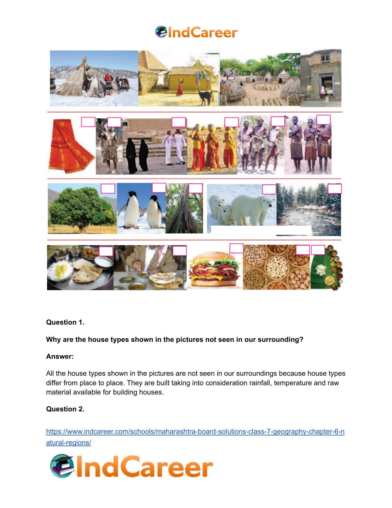 Maharashtra Board Solutions Class 7-Geography: Chapter 6- Natural Regions - Page 9