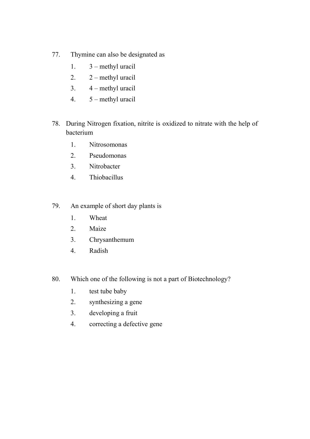 AP DEECET BIOLOGICAL SCIENCE (English Medium) 2022 Question Paper - Page 21