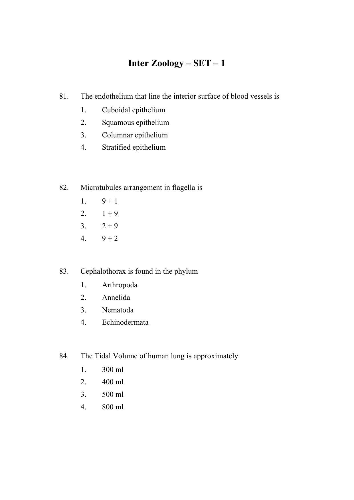 AP DEECET BIOLOGICAL SCIENCE (English Medium) 2022 Question Paper - Page 22