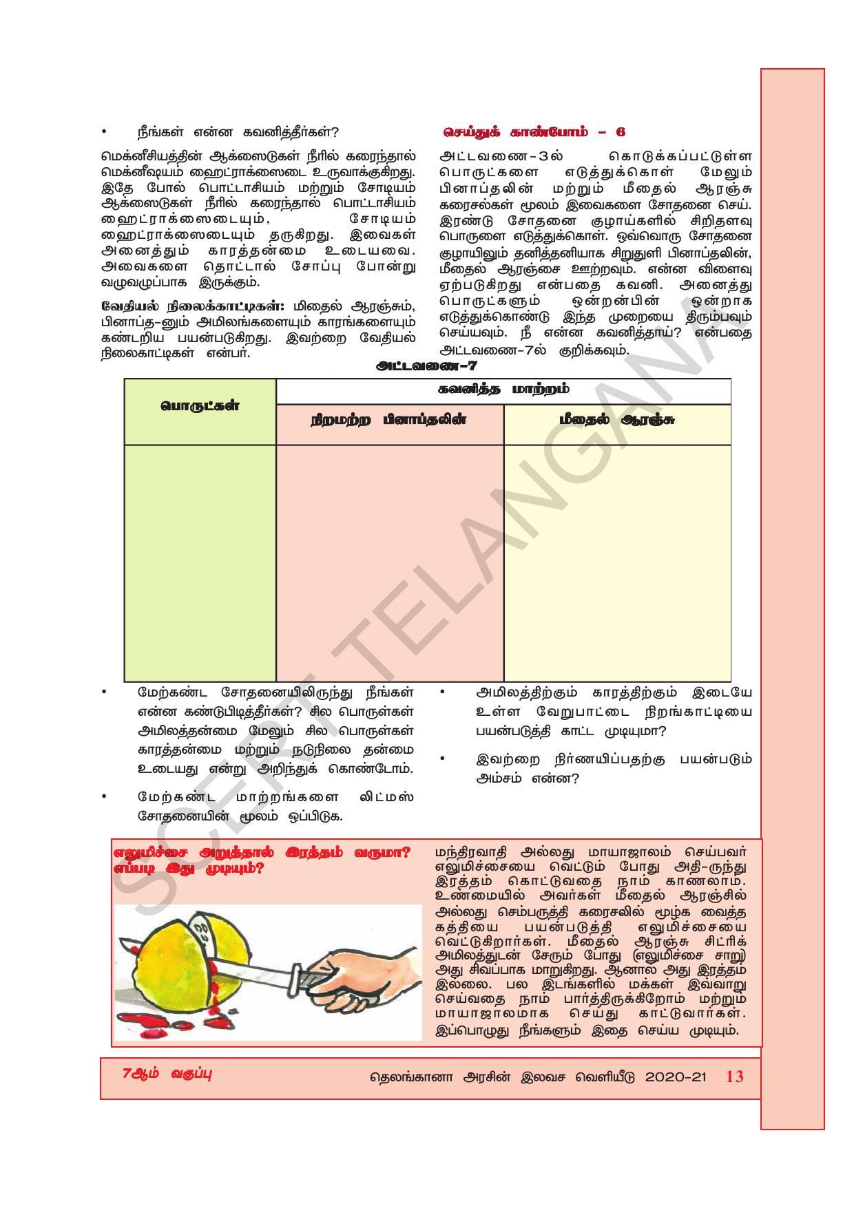 TS SCERT Class 7 General Science (Tamil Medium) Text Book - Page 27