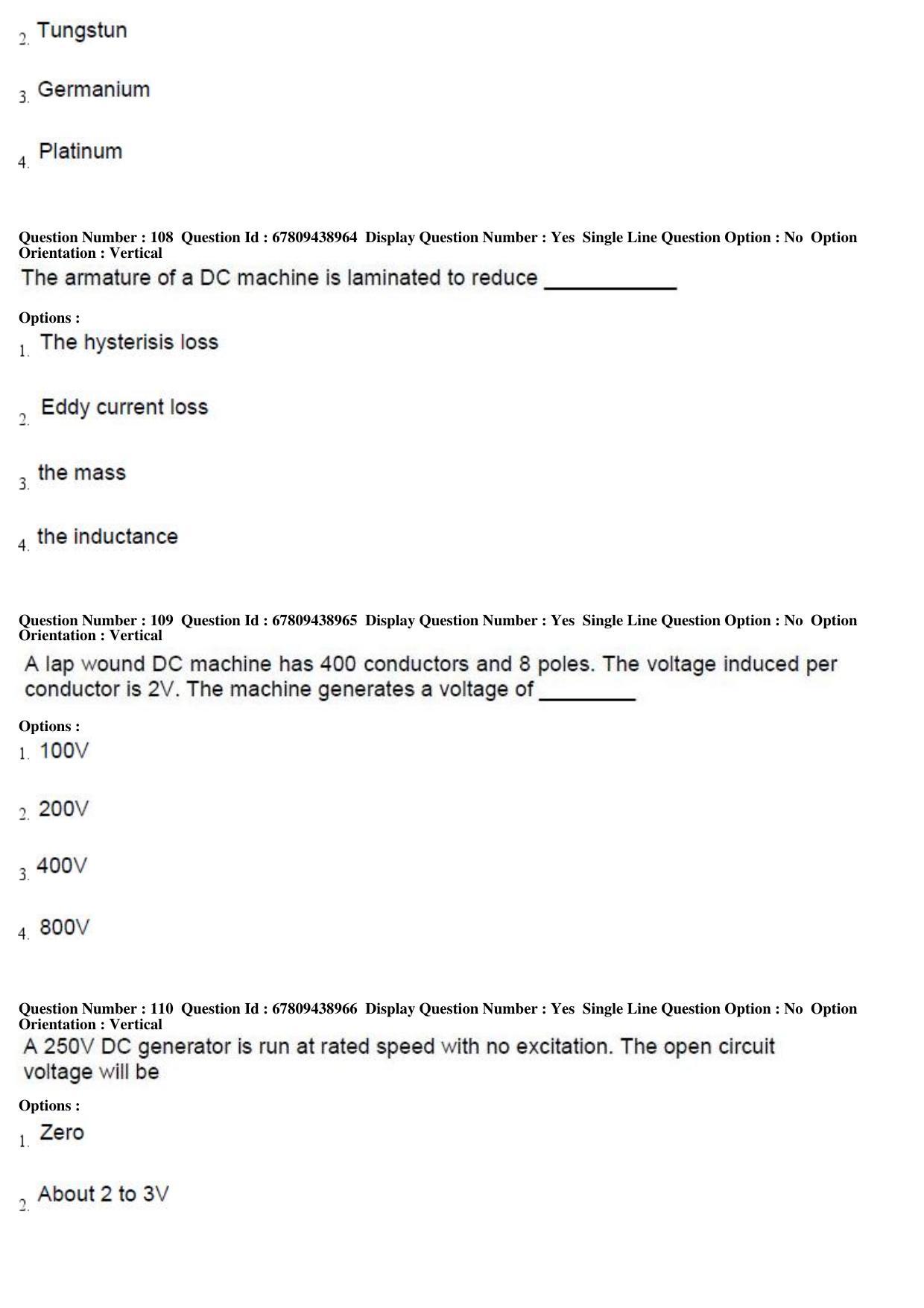 AP ECET 2019 - Electrical and Electronics Engineering Question Paper With Preliminary Keys Shift1 - Page 38