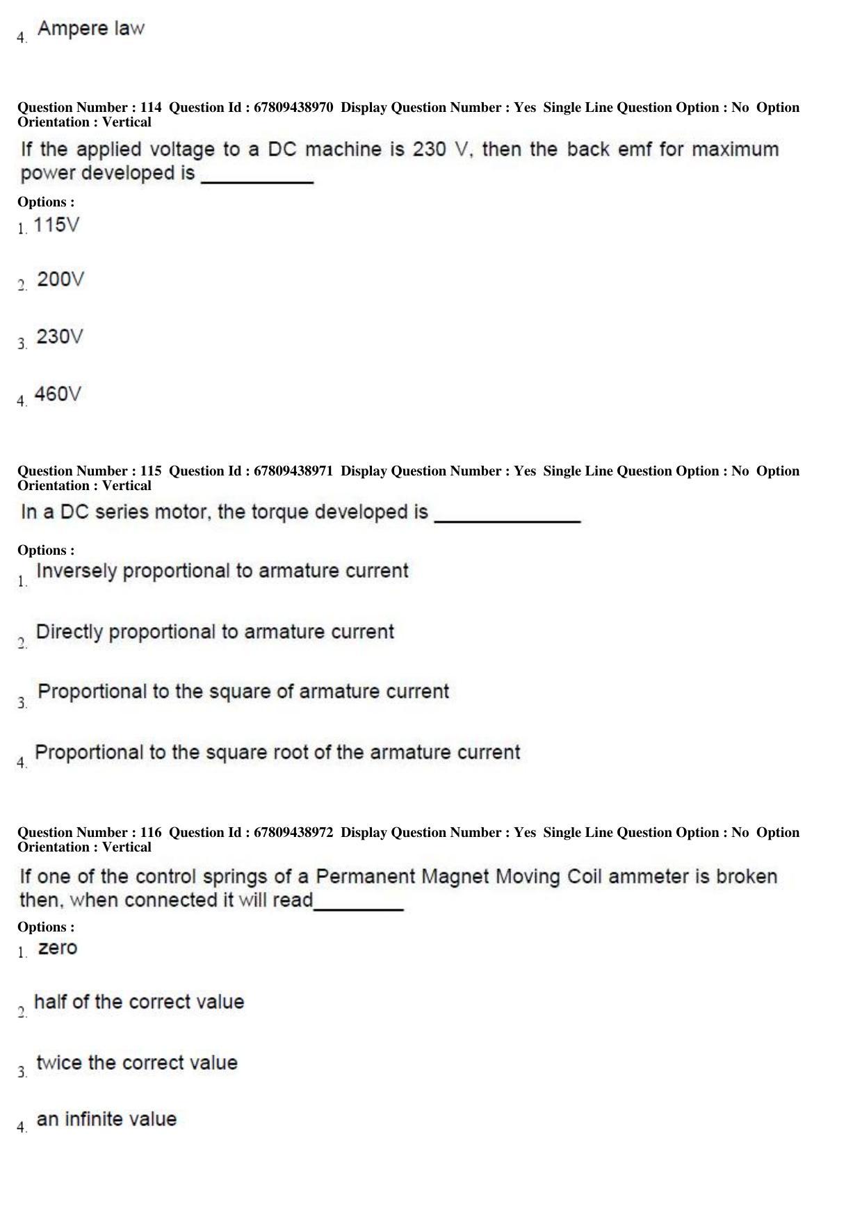 AP ECET 2019 - Electrical and Electronics Engineering Question Paper With Preliminary Keys Shift1 - Page 40