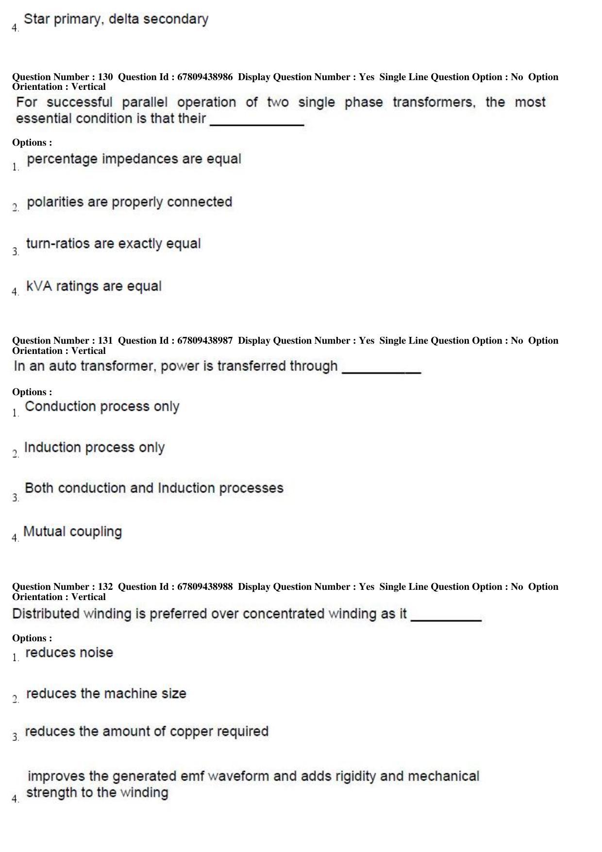 AP ECET 2019 - Electrical and Electronics Engineering Question Paper With Preliminary Keys Shift1 - Page 45