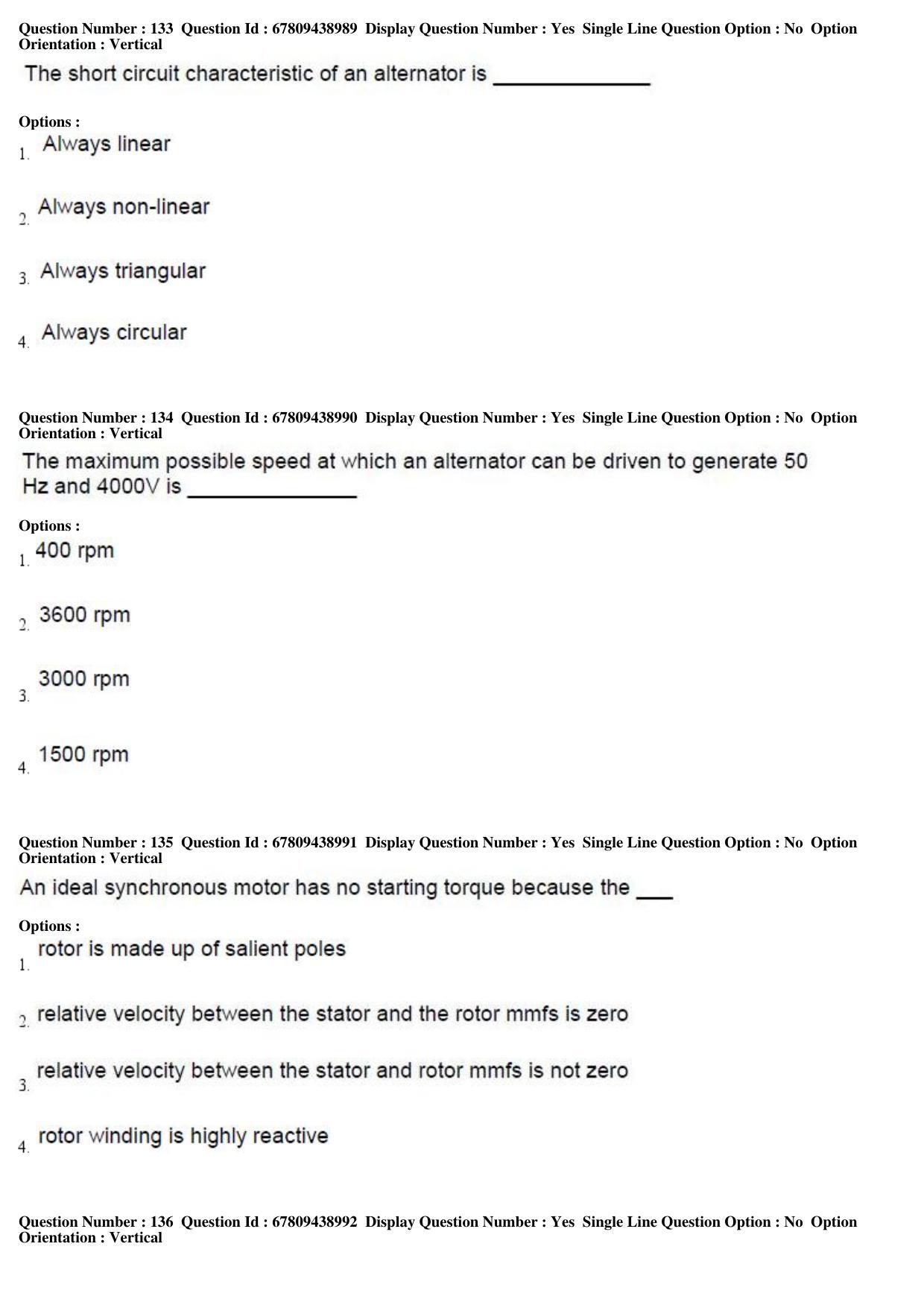 AP ECET 2019 - Electrical and Electronics Engineering Question Paper With Preliminary Keys Shift1 - Page 46