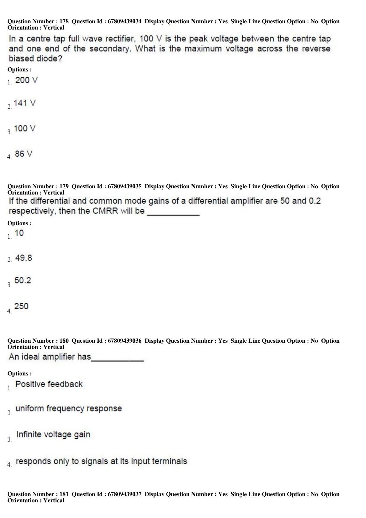 AP ECET 2019 - Electrical and Electronics Engineering Question Paper With Preliminary Keys Shift1 - Page 60