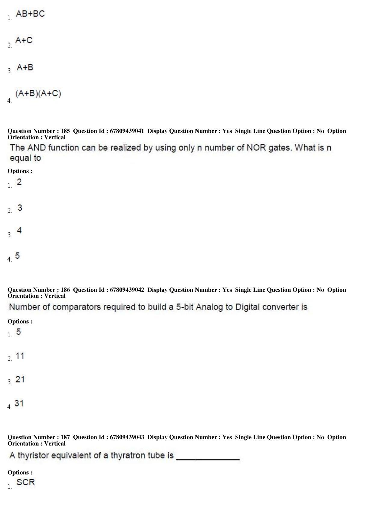 AP ECET 2019 - Electrical and Electronics Engineering Question Paper With Preliminary Keys Shift1 - Page 62