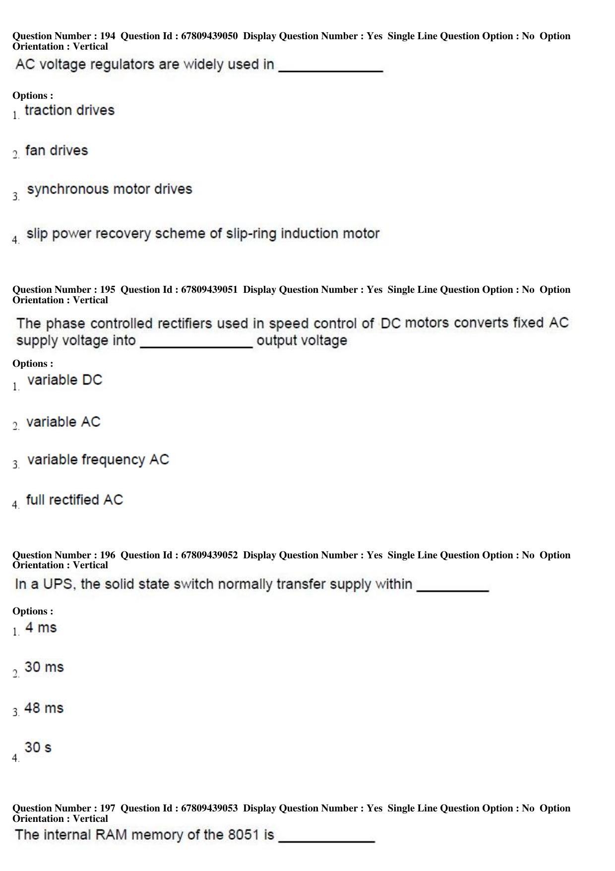 AP ECET 2019 - Electrical and Electronics Engineering Question Paper With Preliminary Keys Shift1 - Page 65