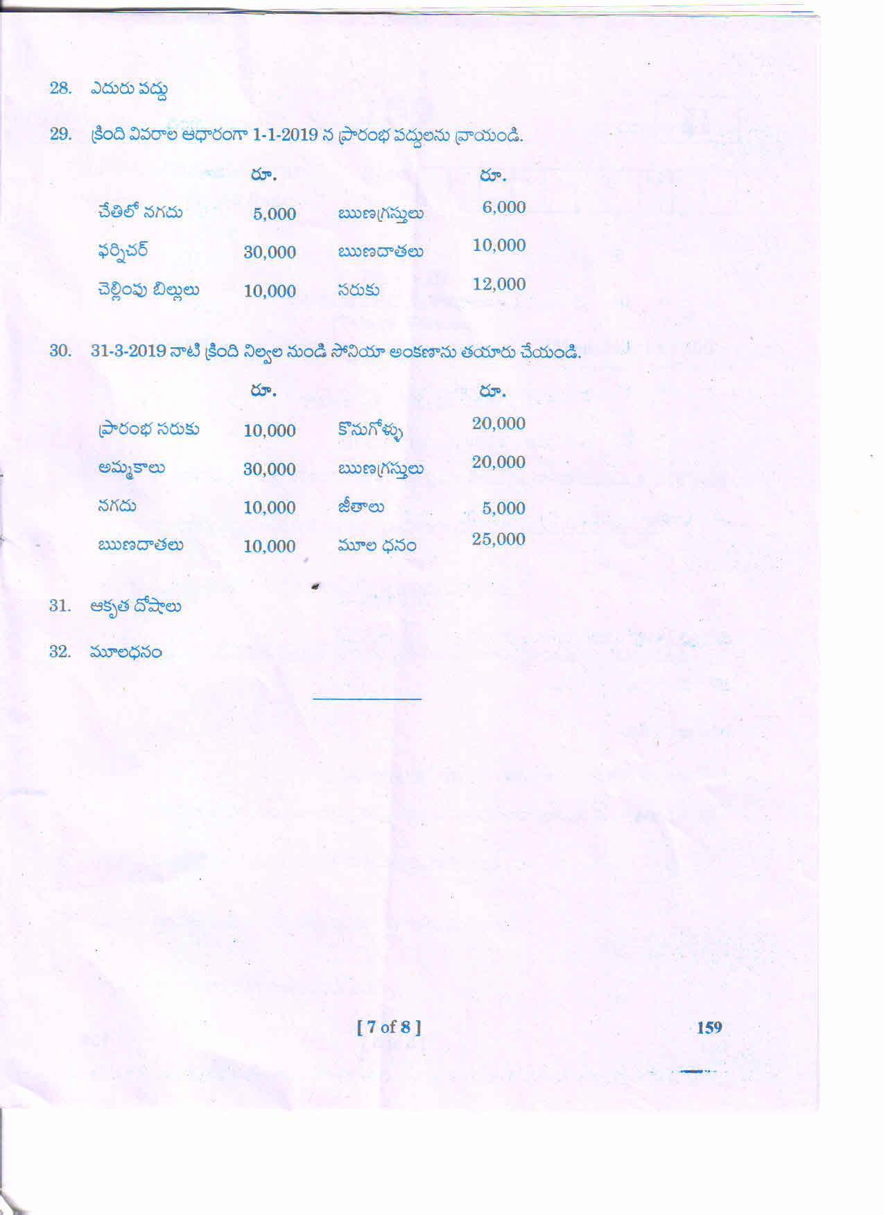 AP 2nd Year General Question Paper March - 2020 - COMMERCE-I (TM) - Page 7