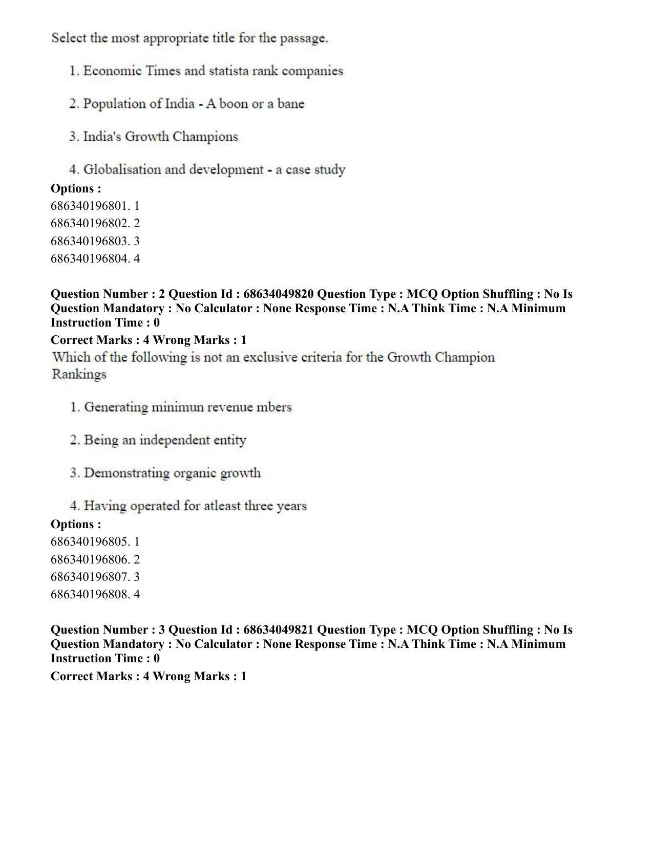 CUET PG 2023: HUQP17 – Plastic Arts (Eng) - Shift 3 (2-07-2023) Question Paper - Page 3