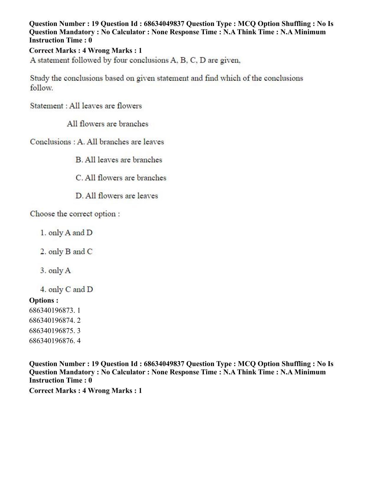 CUET PG 2023: HUQP17 – Plastic Arts (Eng) - Shift 3 (2-07-2023) Question Paper - Page 22