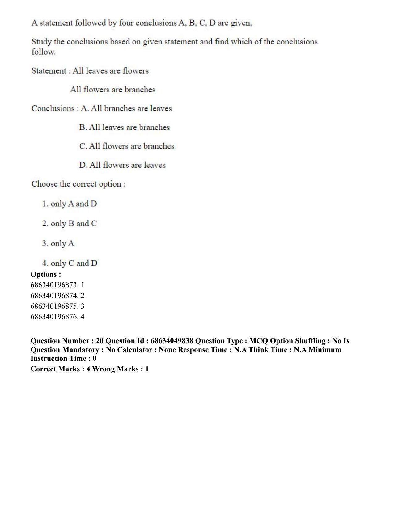 CUET PG 2023: HUQP17 – Plastic Arts (Eng) - Shift 3 (2-07-2023) Question Paper - Page 23