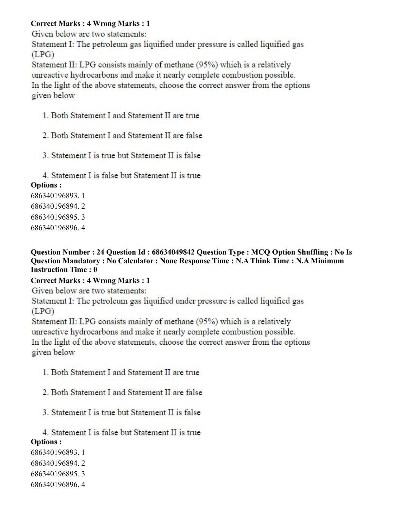 CUET PG 2023: HUQP17 – Plastic Arts (Eng) - Shift 3 (2-07-2023) Question Paper - Page 28