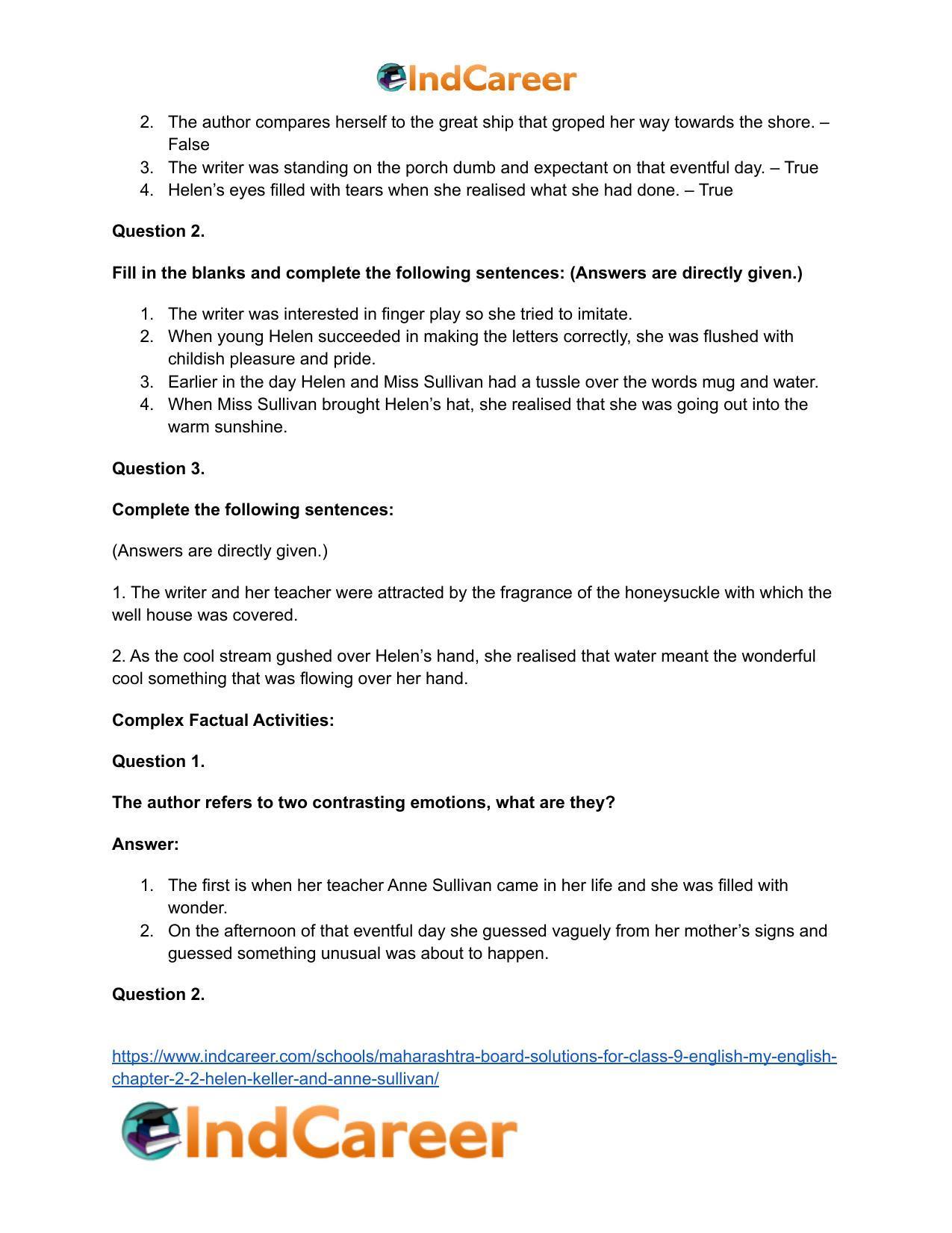 Maharashtra Board Solutions for Class 9- English (My English): Chapter 2.1- Comparisons - Page 13