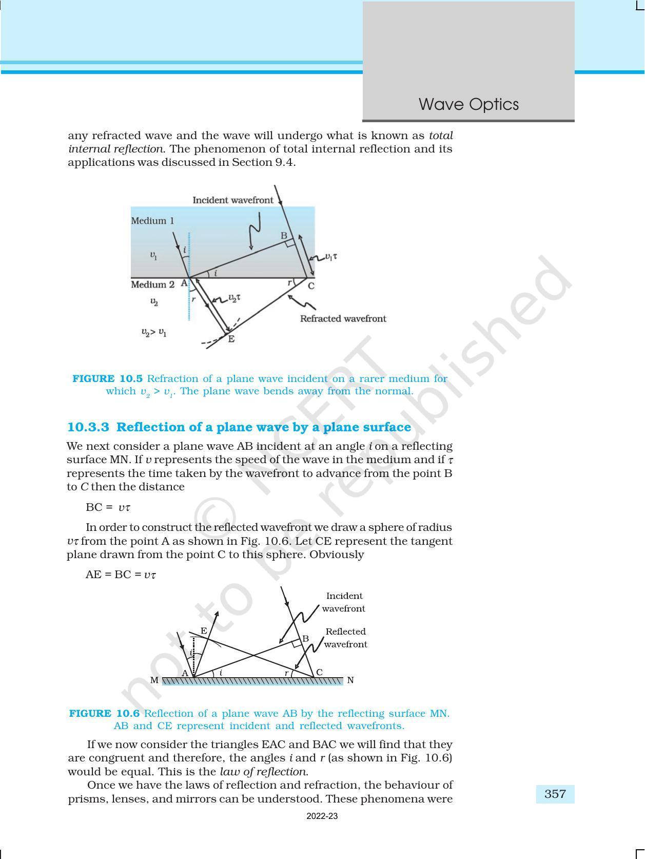 NCERT Book for Class 12 Physics Chapter 10 Wave Optics - Page 7