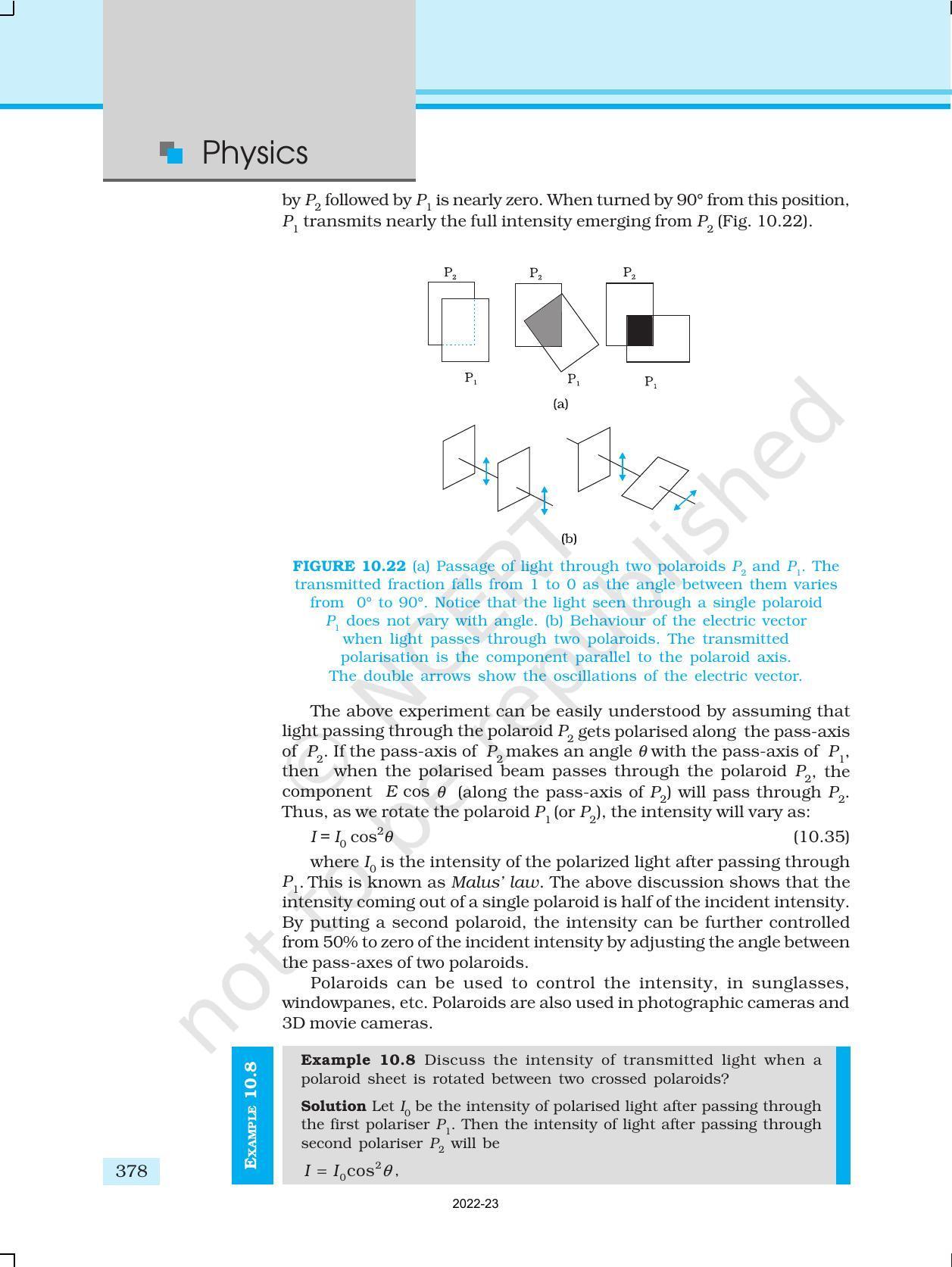 NCERT Book for Class 12 Physics Chapter 10 Wave Optics - Page 28