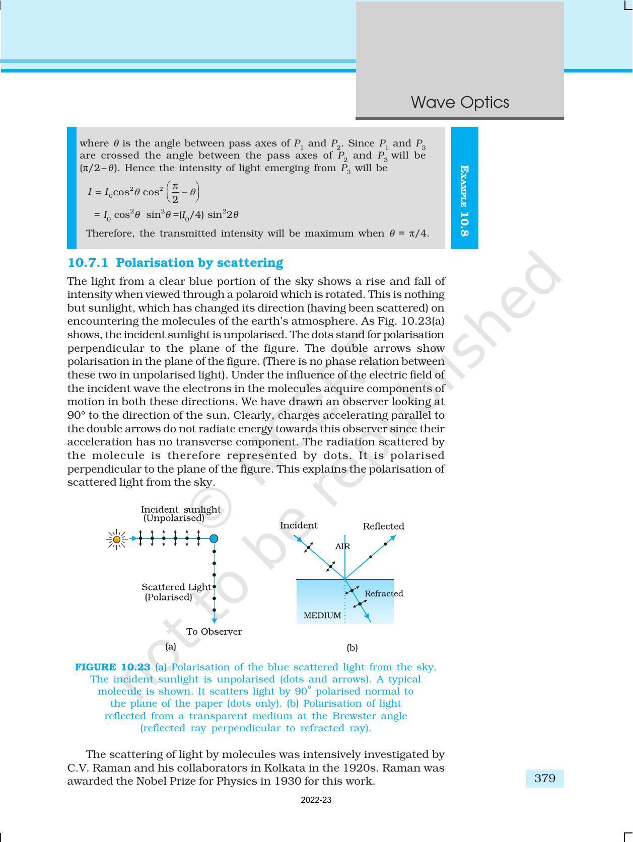 NCERT Book for Class 12 Physics Chapter 10 Wave Optics - Page 29