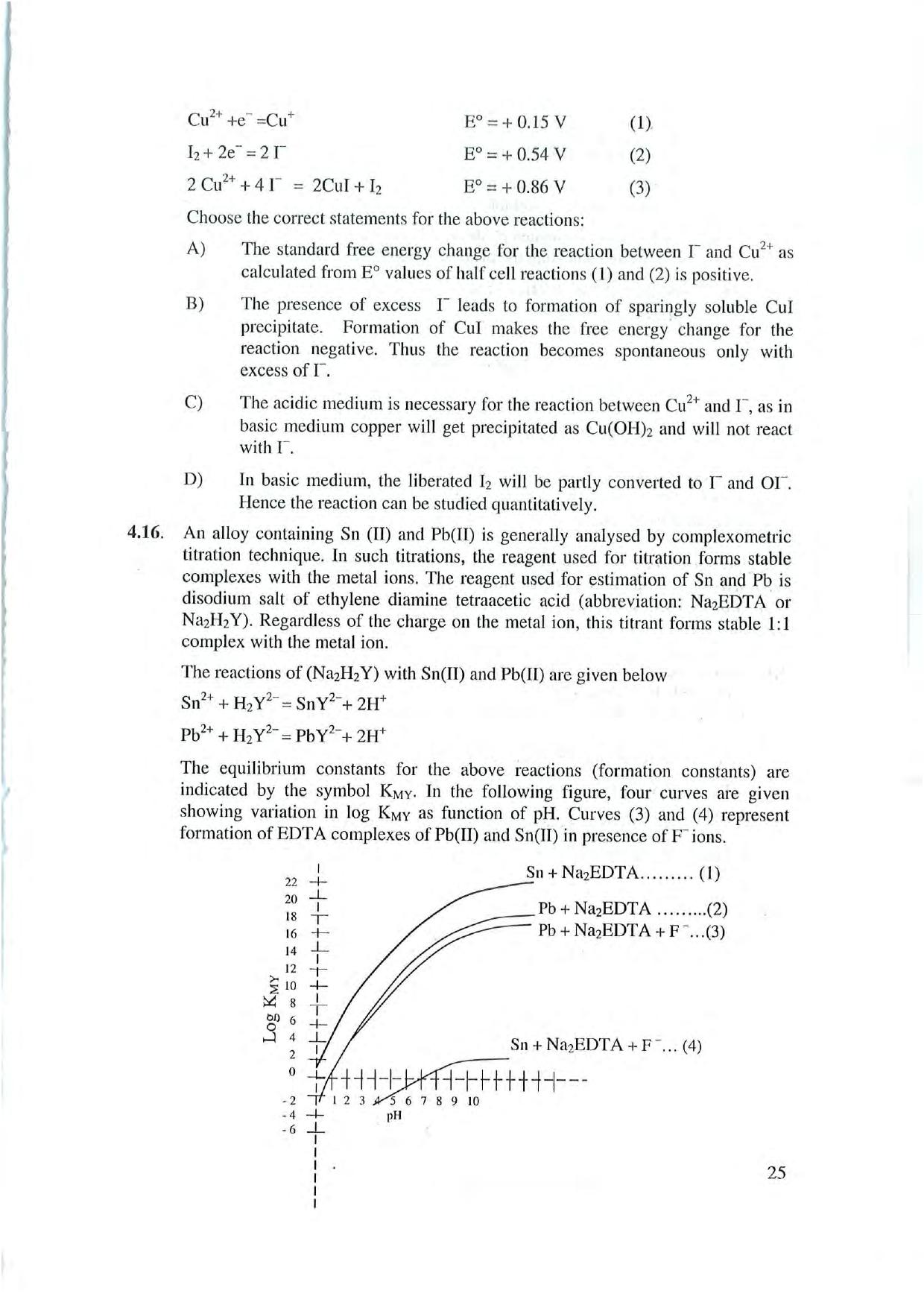 NEST 2007 Question Paper. - Page 25