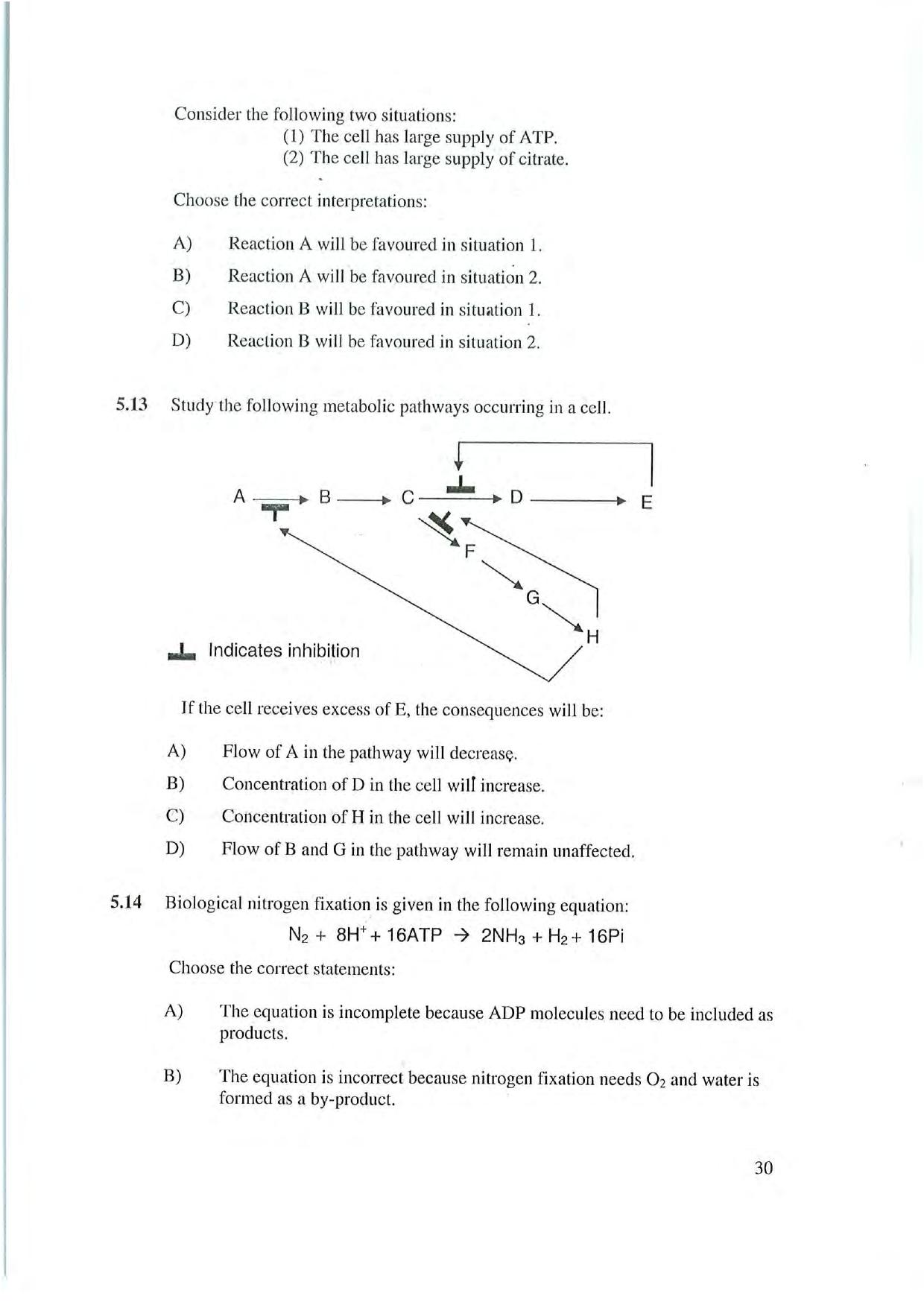 NEST 2007 Question Paper. - Page 30