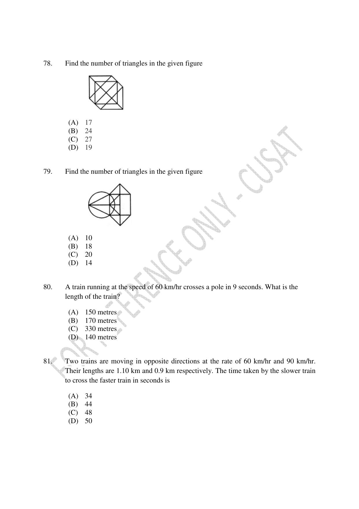 CUSAT CAT 2023 BIOETHICS Question Paper - Page 19