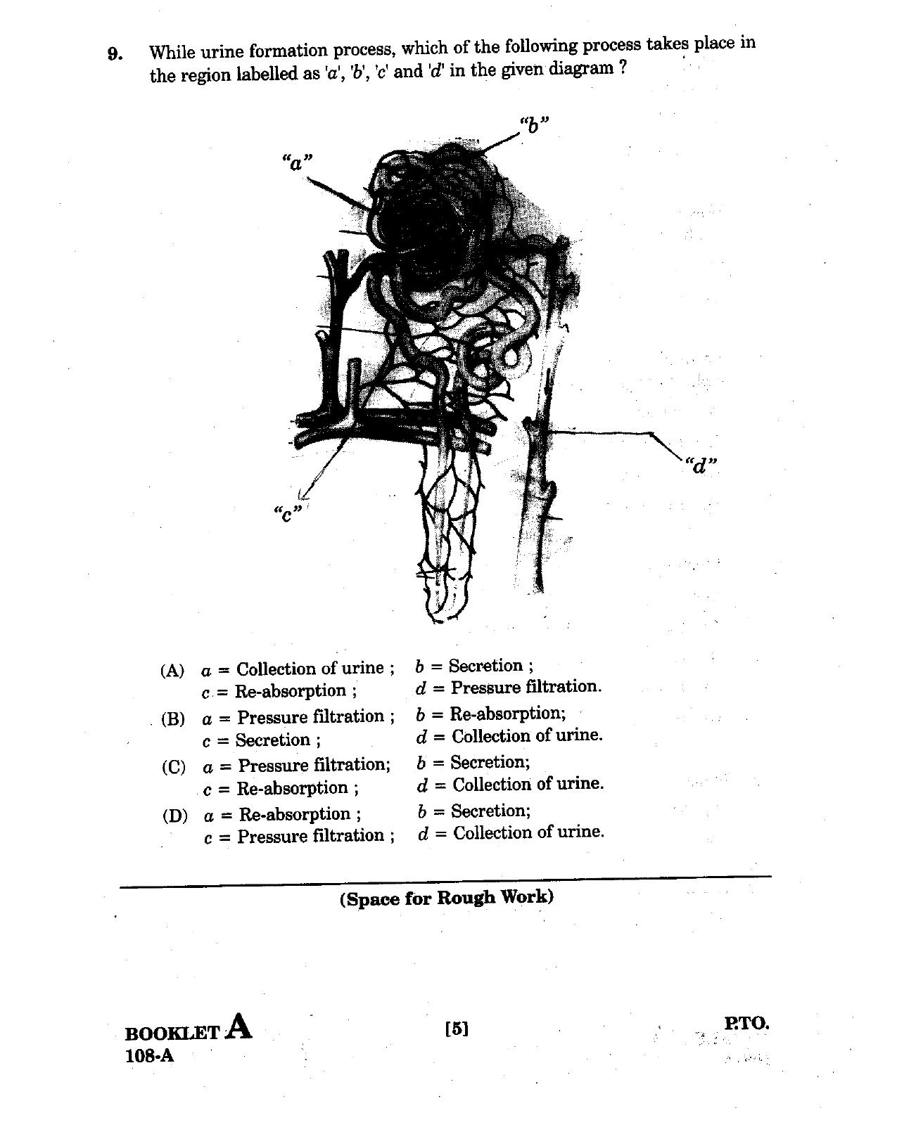 GUJCET 2008 Biolgy Question Paper - Page 4