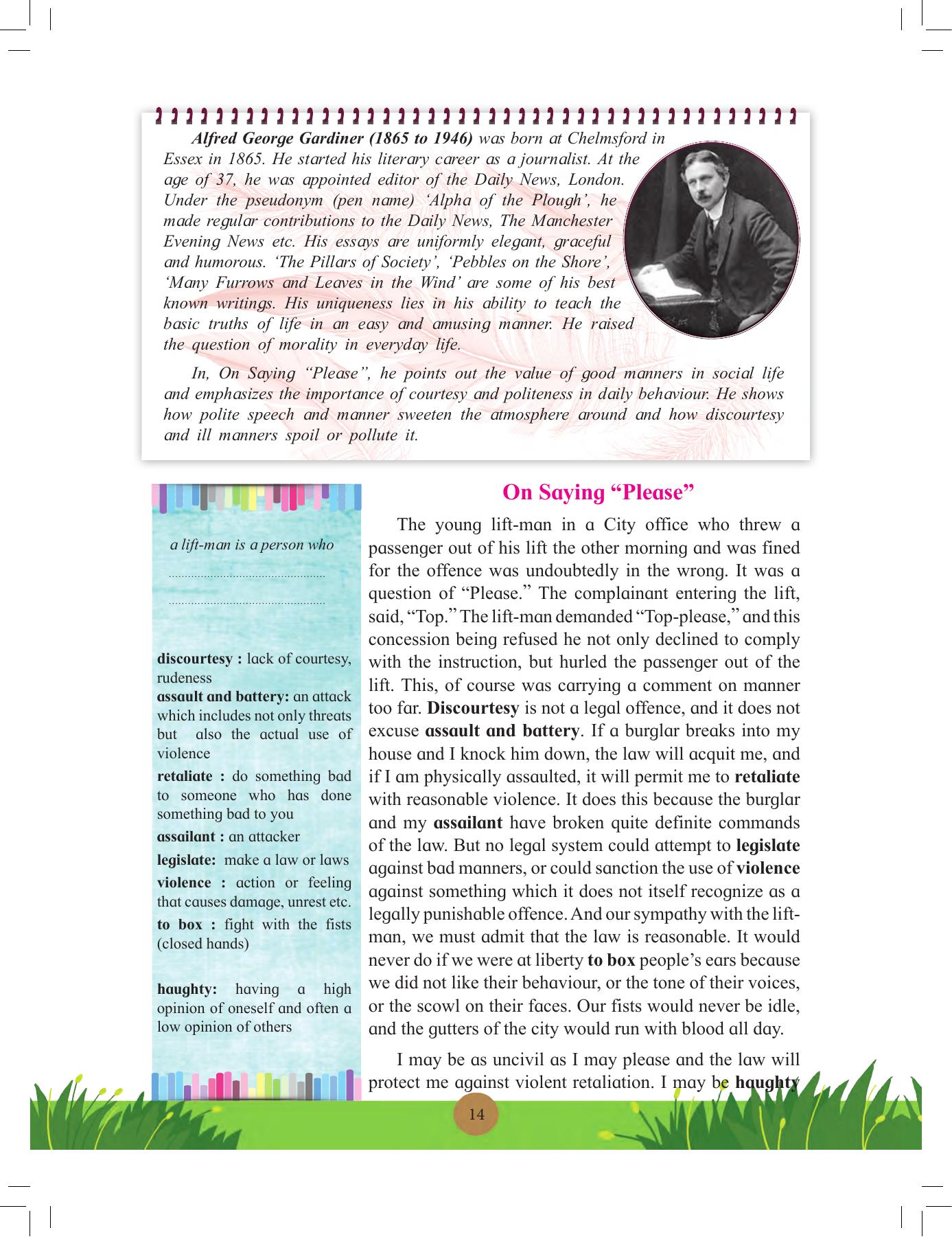 Maharashtra Board Class 12 English Textbook - Page 28