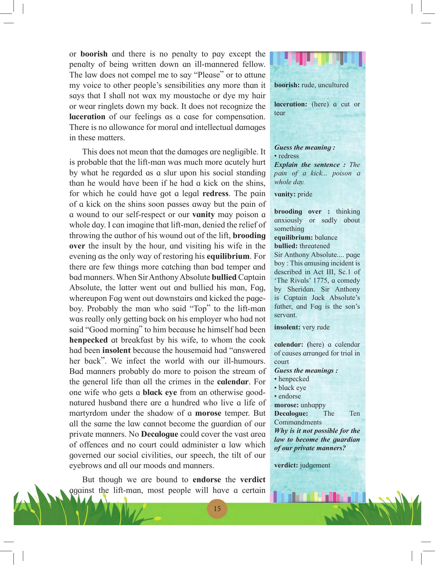 Maharashtra Board Class 12 English Textbook - Page 29