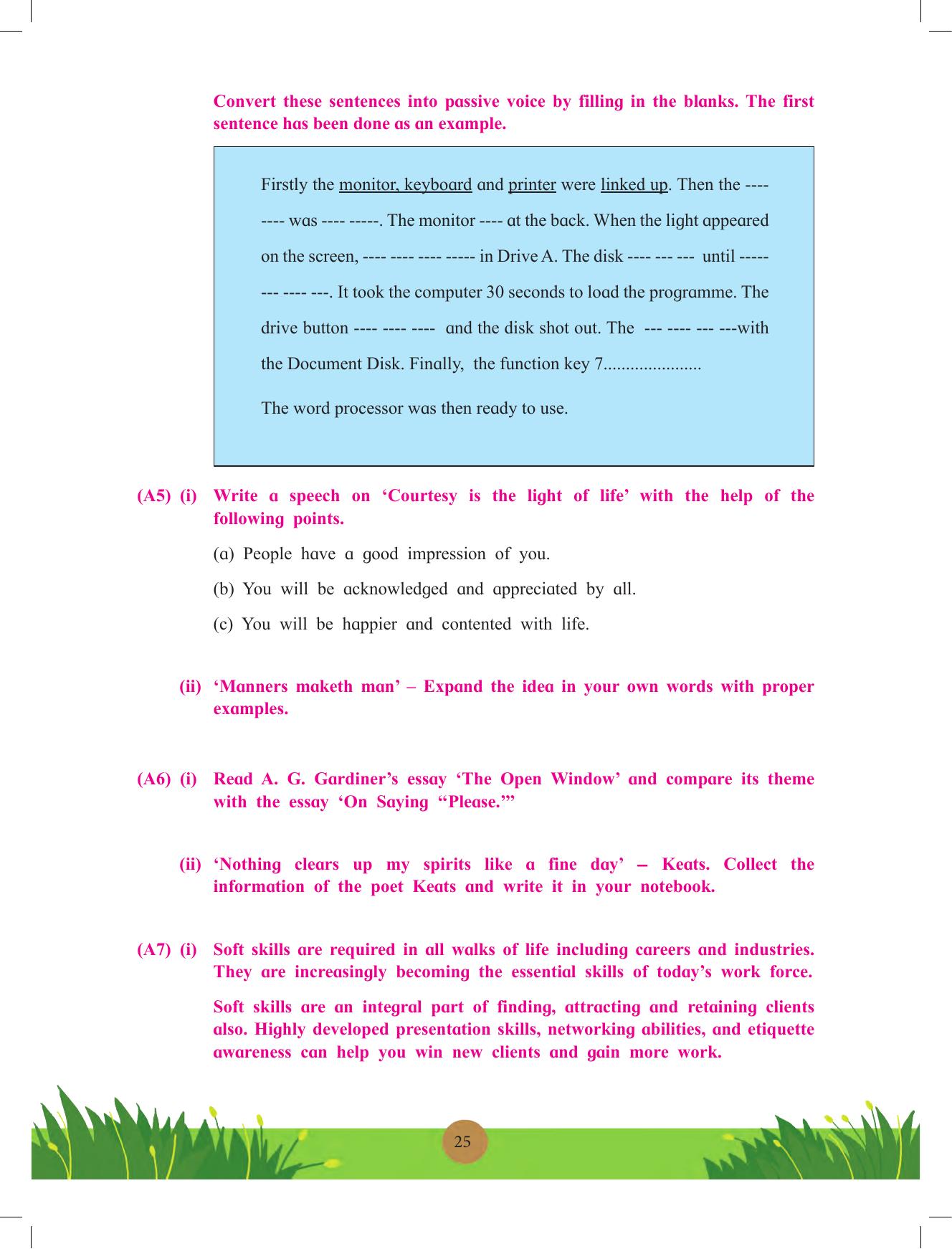 Maharashtra Board Class 12 English Textbook - Page 39