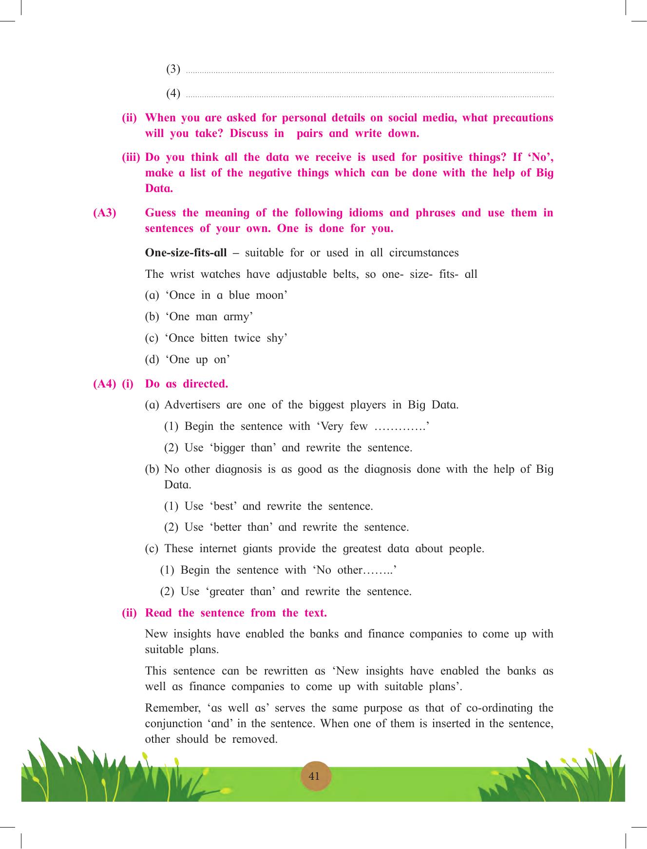 Maharashtra Board Class 12 English Textbook - Page 55