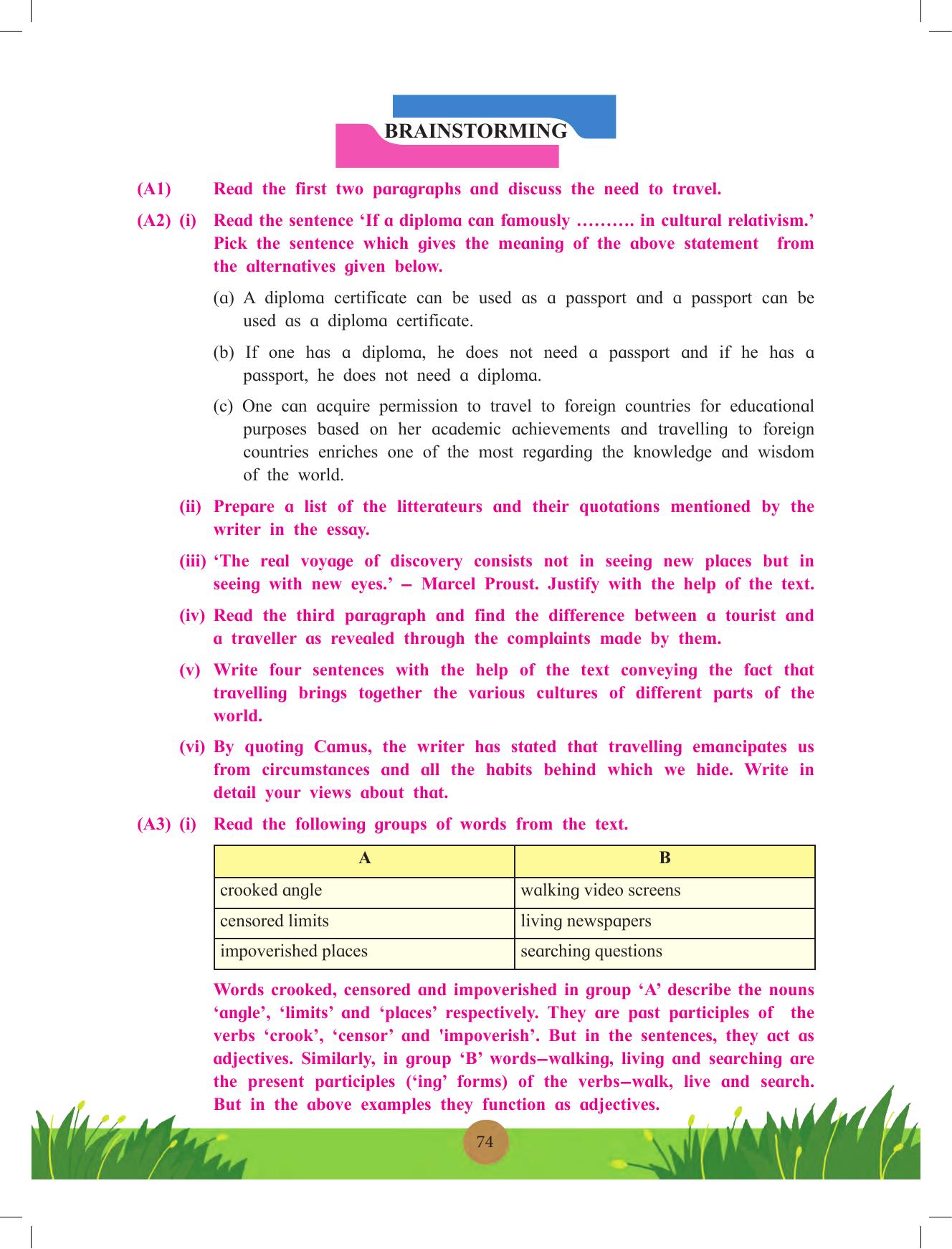 Maharashtra Board Class 12 English Textbook - Page 88