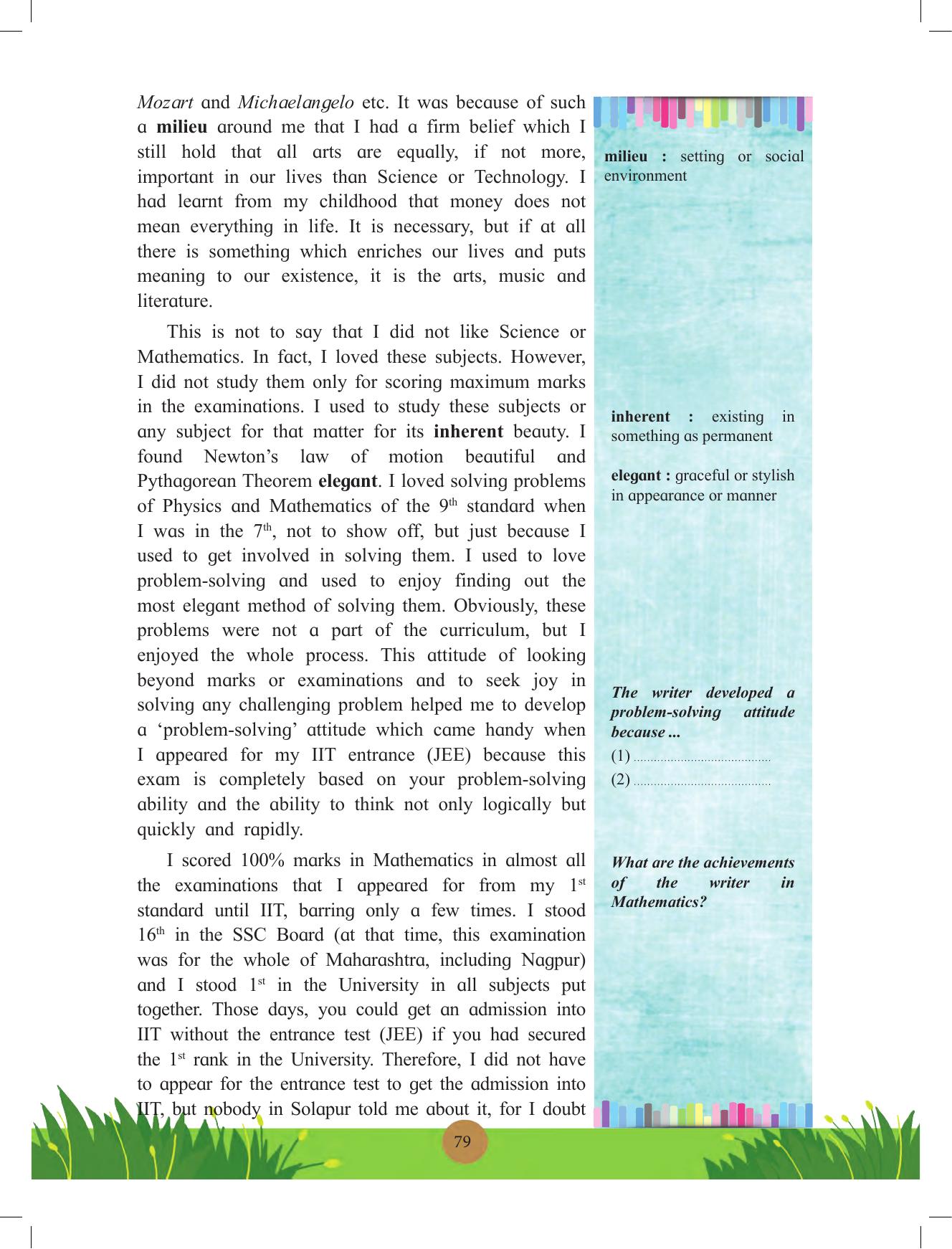 Maharashtra Board Class 12 English Textbook - Page 93
