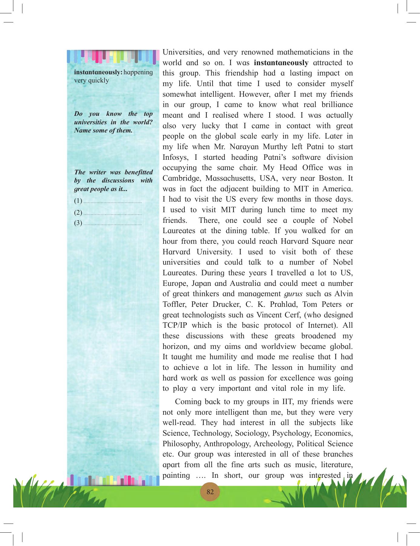 Maharashtra Board Class 12 English Textbook - Page 96