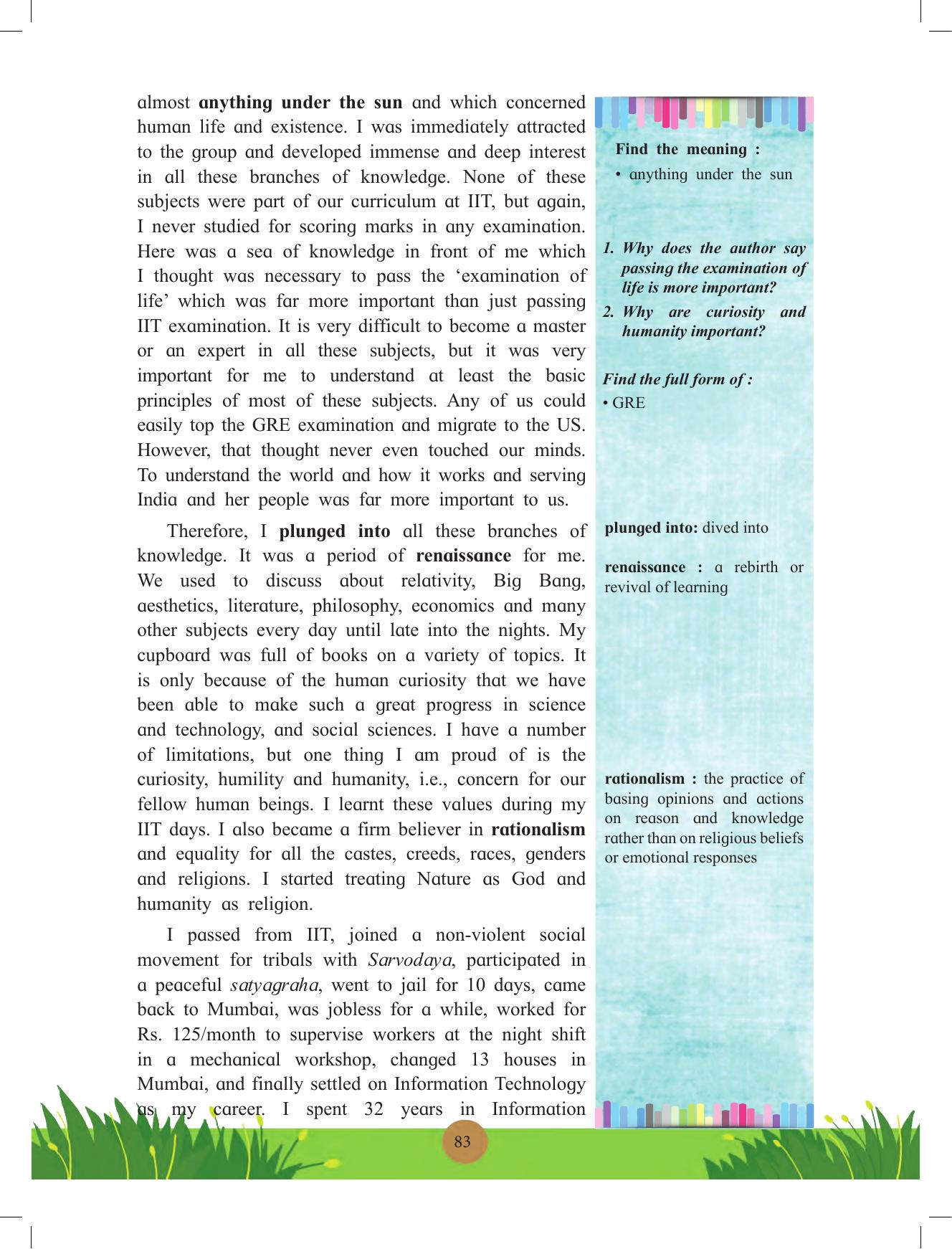 Maharashtra Board Class 12 English Textbook - Page 97