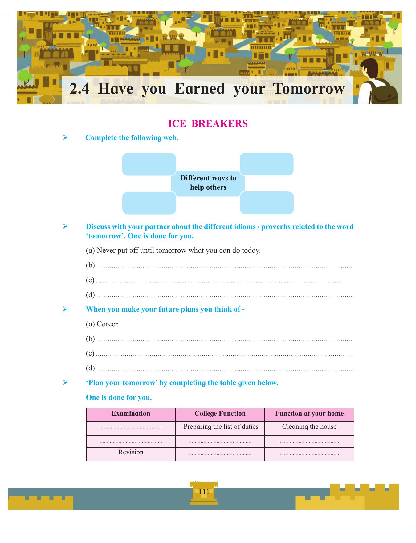 Maharashtra Board Class 12 English Textbook - Page 125