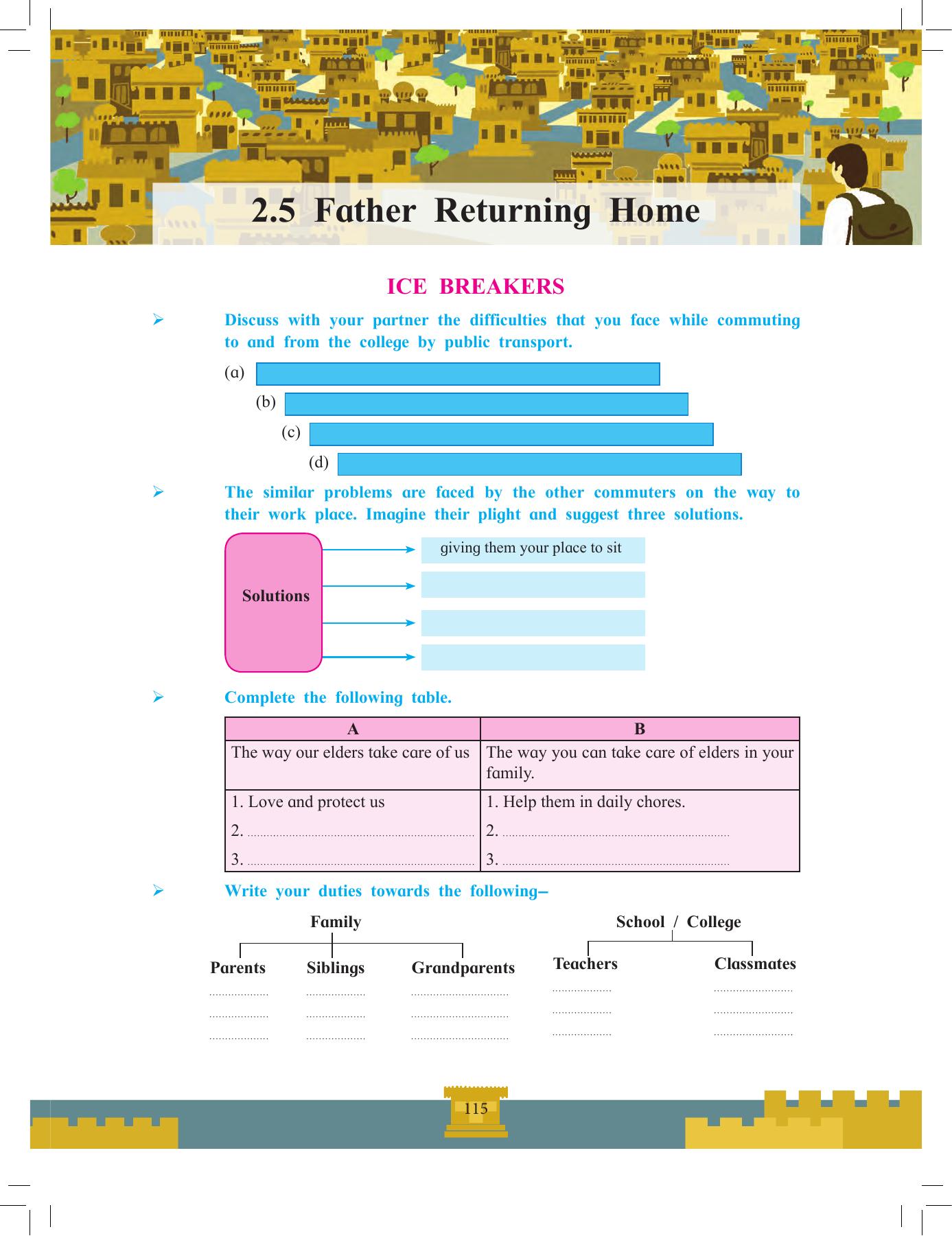 Maharashtra Board Class 12 English Textbook - Page 129