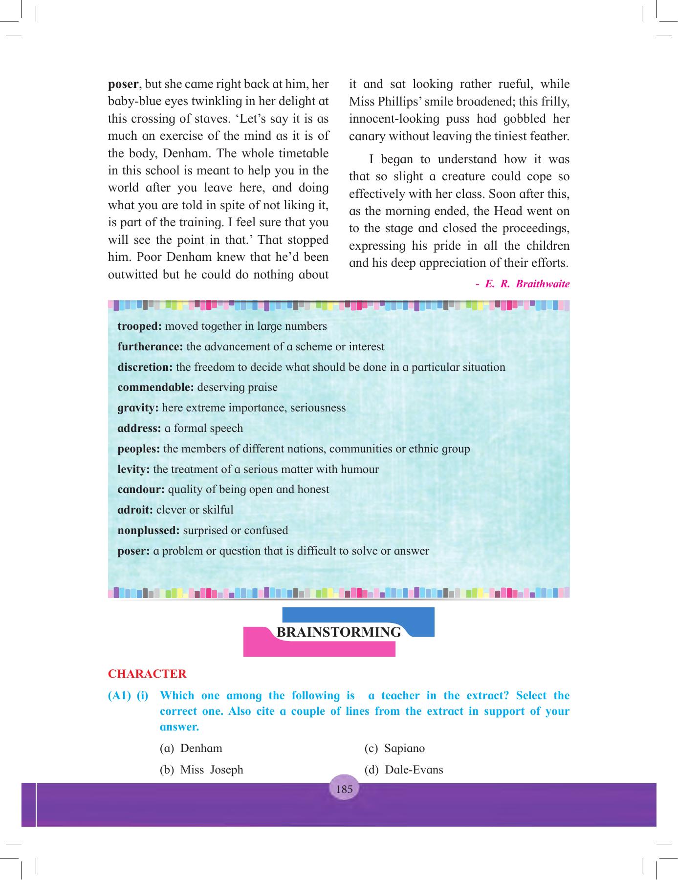 Maharashtra Board Class 12 English Textbook - Page 199