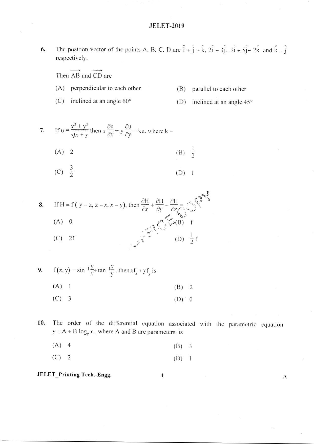 WBJEE  JELET 2019 ( Printing) - Page 3