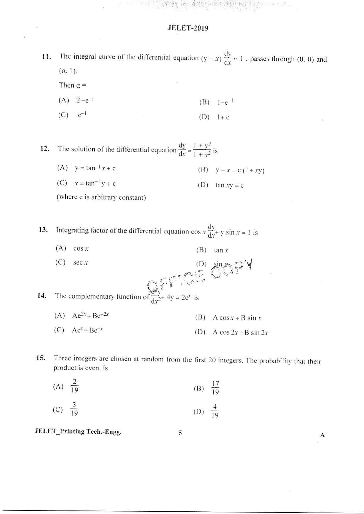 WBJEE  JELET 2019 ( Printing) - Page 4