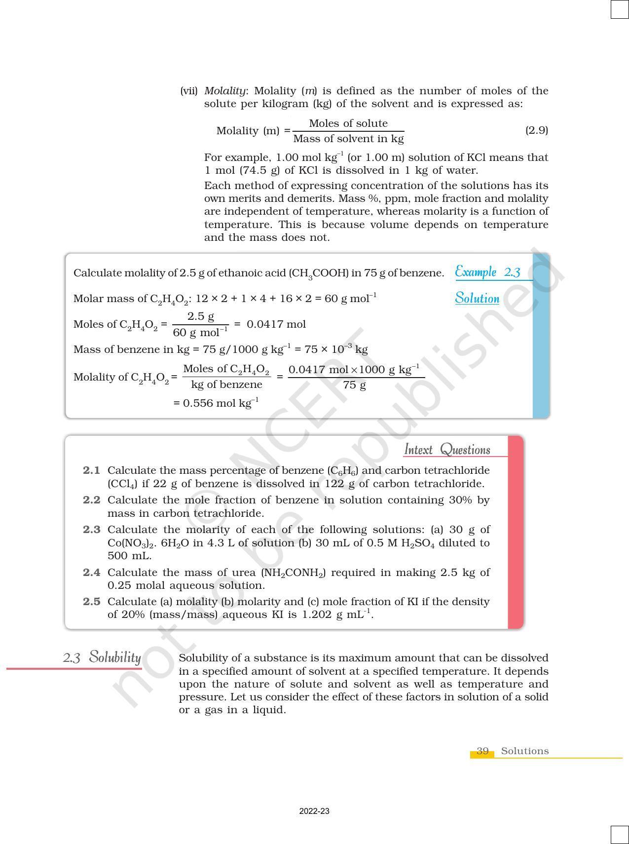 NCERT Book for Class 12 Chemistry Chapter 2 Solutions - Page 5