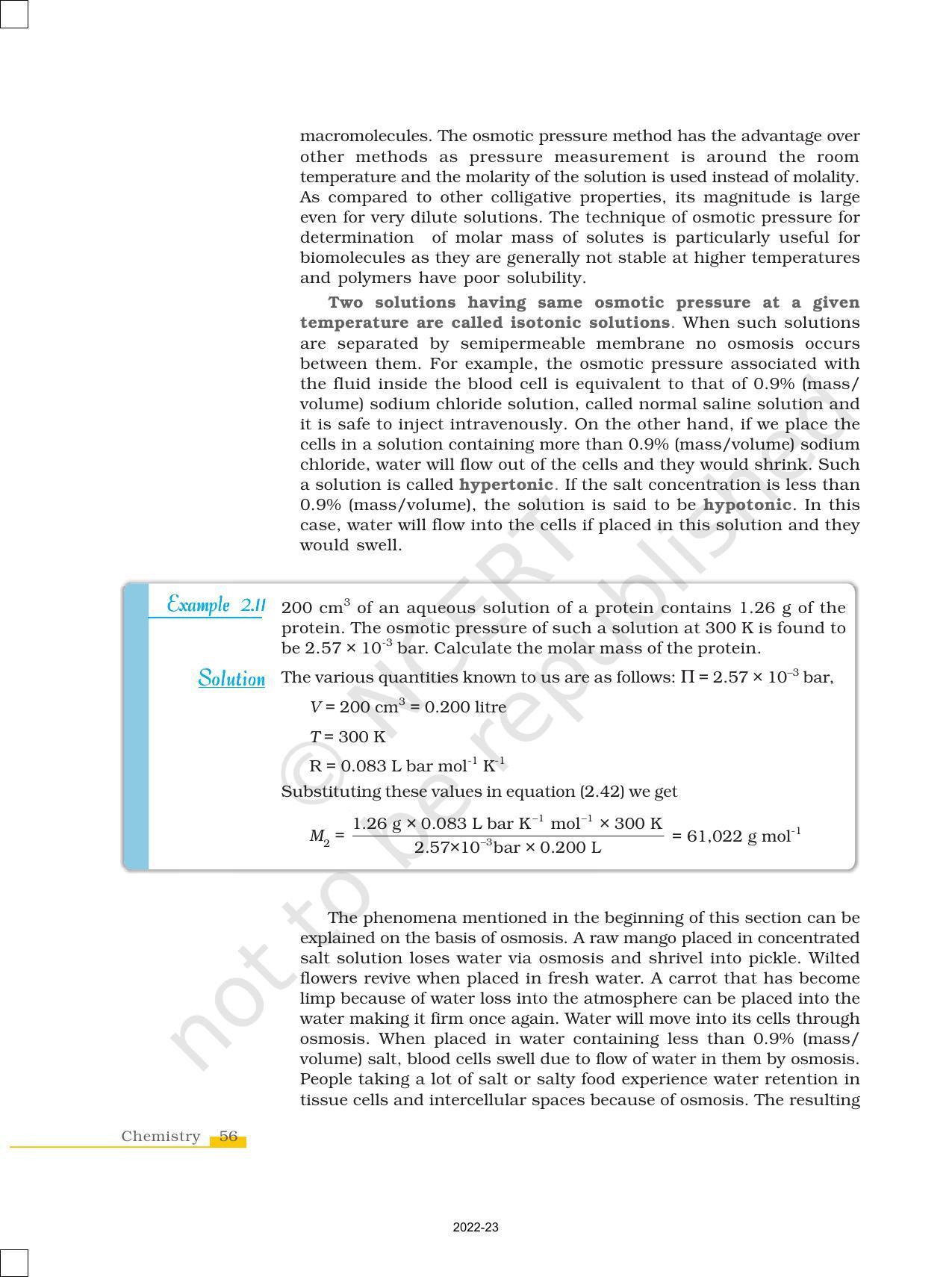 NCERT Book for Class 12 Chemistry Chapter 2 Solutions - Page 22
